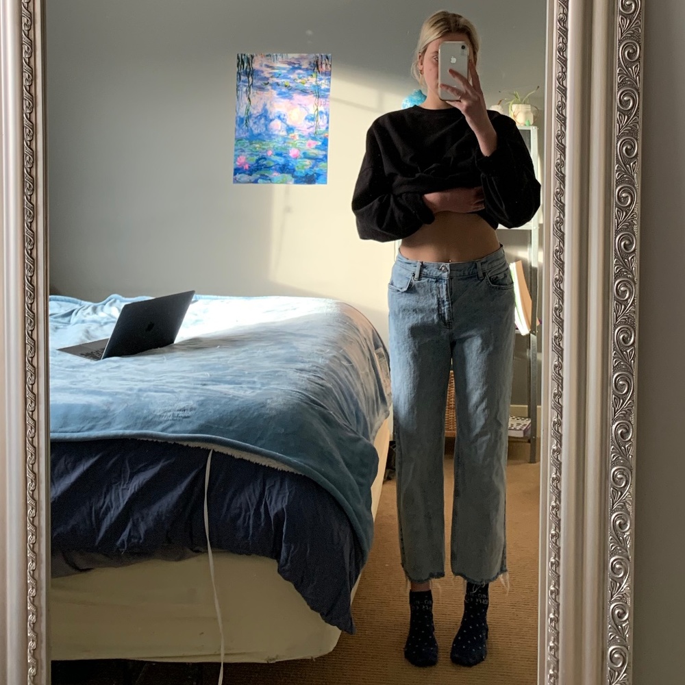 ASOS Crop Kick Jeans